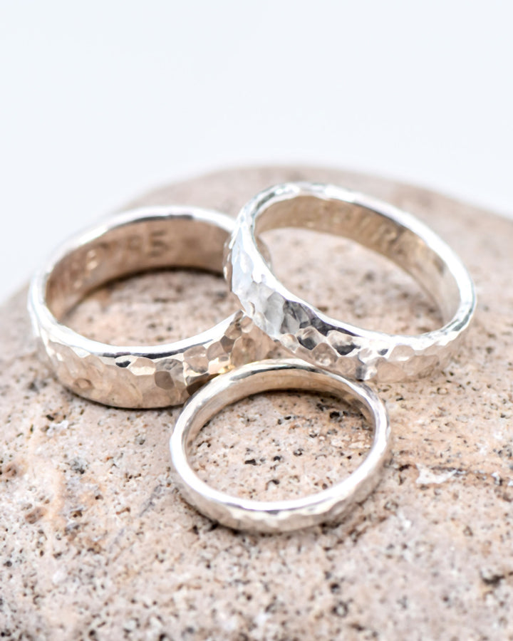 cremation rings are available in sterling silver, rose gold, white gold, or yellow gold-